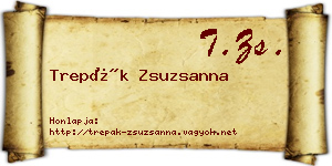 Trepák Zsuzsanna névjegykártya