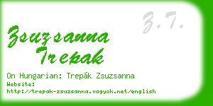 zsuzsanna trepak business card